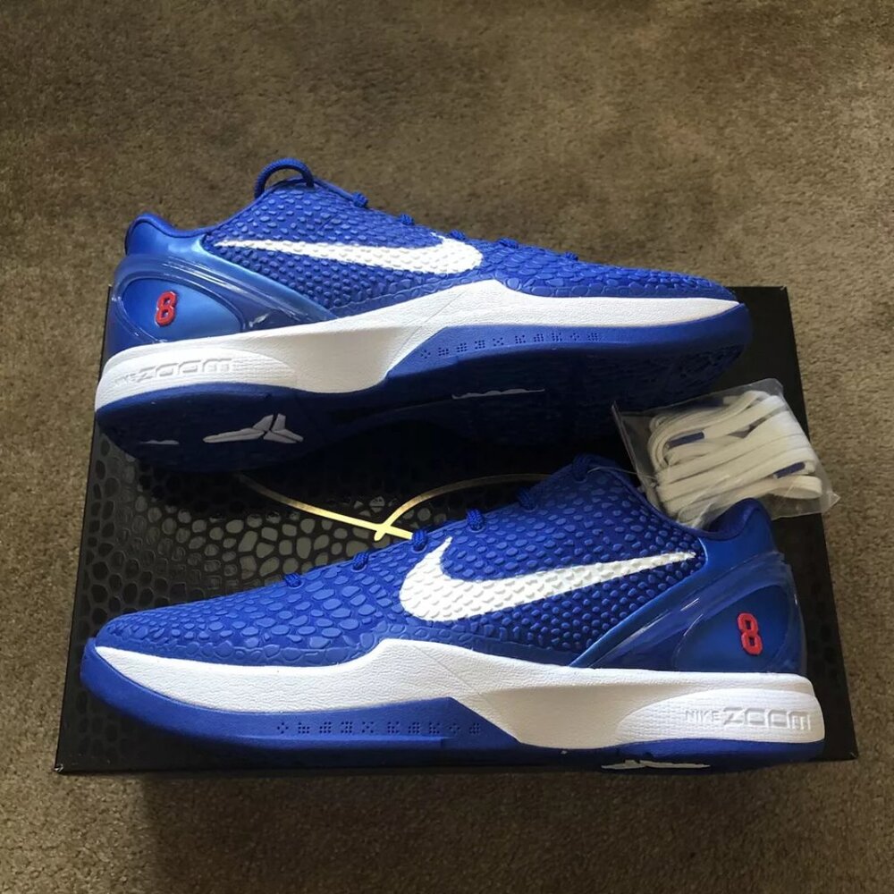 Nike Kobe 6 Protro Dodgers Game Royal Men's Size 10.5 In Hand